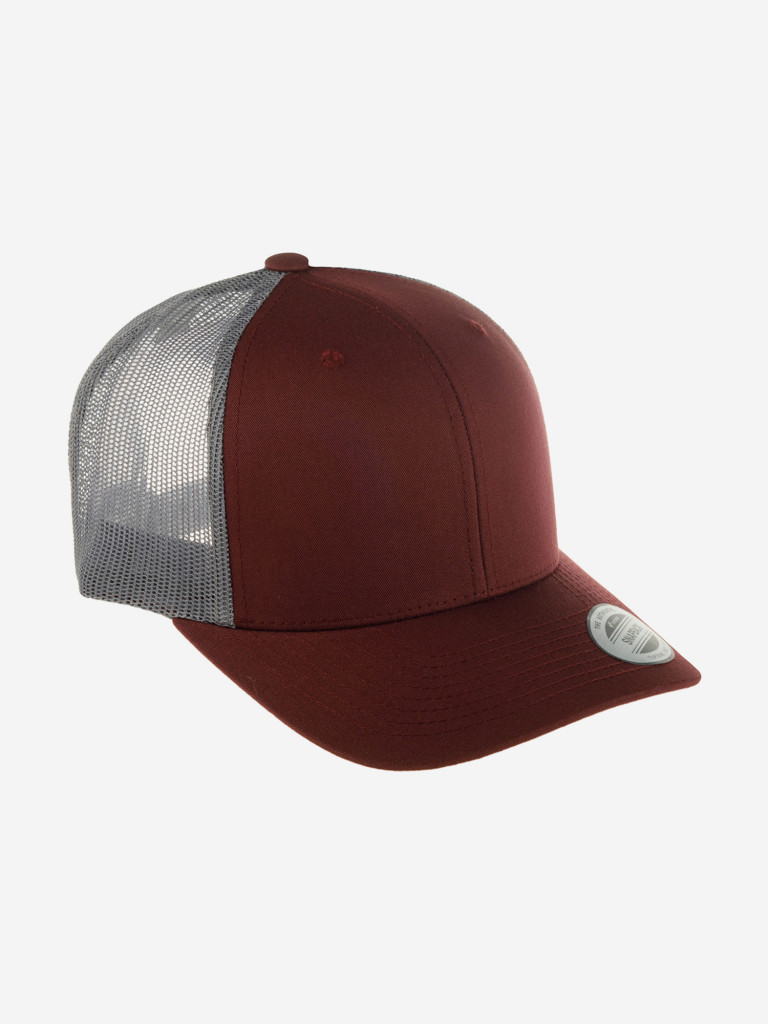 Бейсболка с сеточкой FLEXFIT 6606T (малиновый)