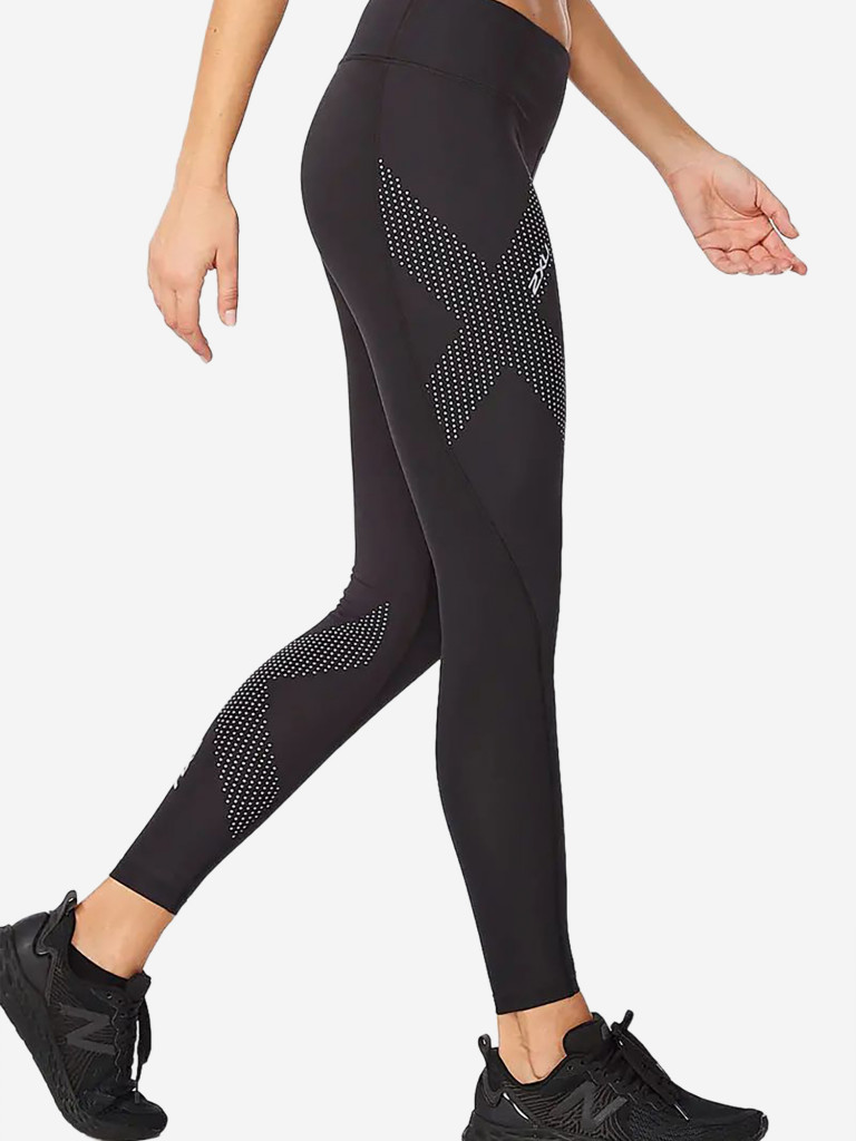 Компрессионные тайтсы 2XU Motion Mid-Rise Compression Tights Black