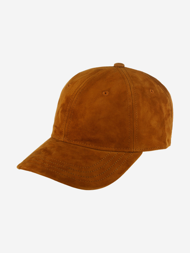 Бейсболка STETSON 7717401 BASEBALL CAP GOAT SUEDE (коричневый)