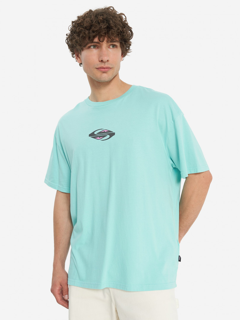 Футболка мужская оверсайз Quiksilver Global Heat Голубой 3079₽