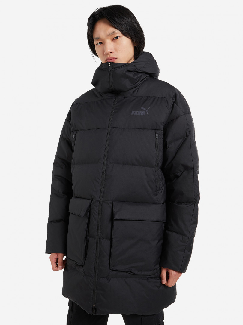 фото Пальто пуховое мужское puma, черный