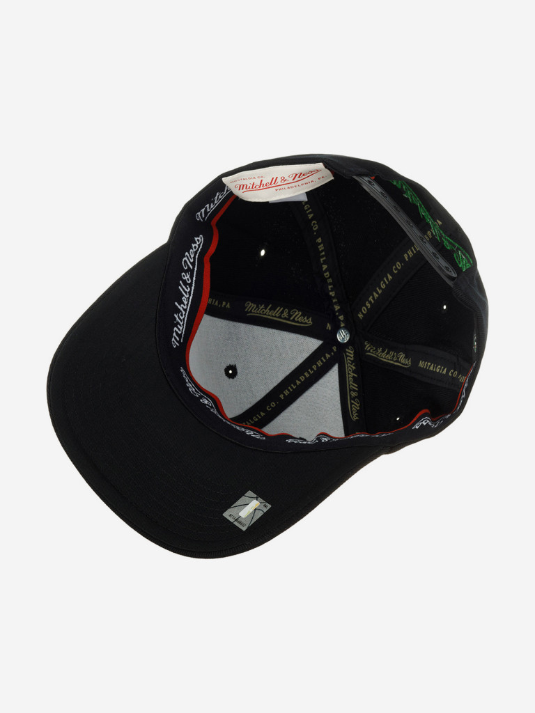 Бейсболка MITCHELL NESS HHSSINTL1245-BCEBLCK Boston Celtics NBA (черный)