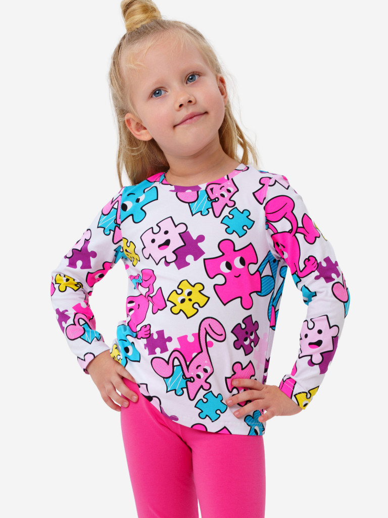 Лонгслив для девочки PlayToday