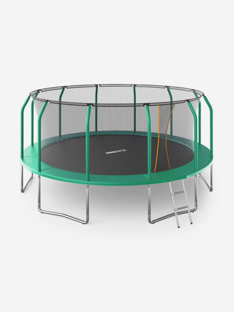 Батут каркасный UNIX Line Supreme Basic 16 ft, диаметр 488 см, до 160 кг
