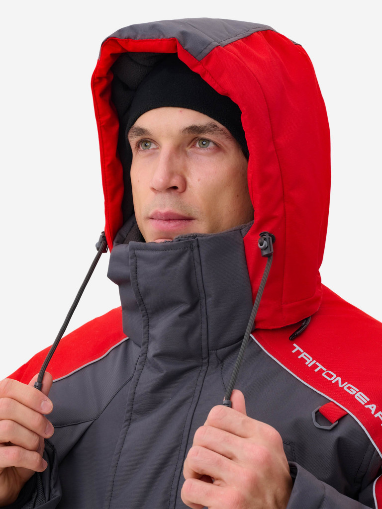 Костюм-поплавок Tritongear "Скиф" -40 (Таслан, Серо-Красный)
