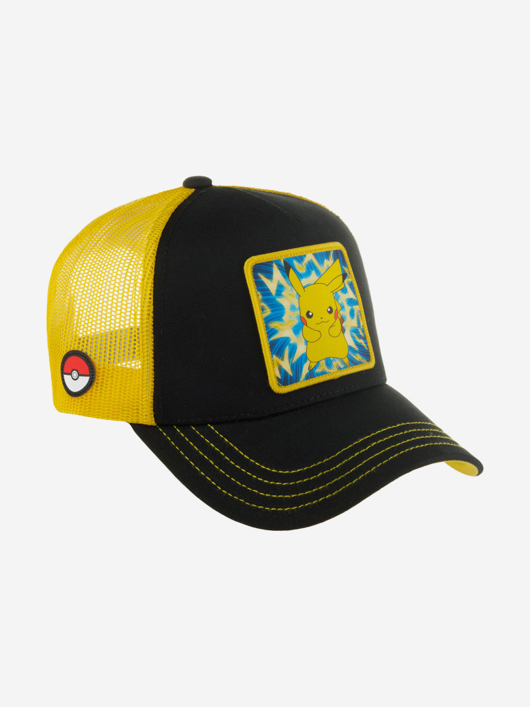 Бейсболка с сеточкой CAPSLAB CL/PKM5/1/CT/THU Pokemon Pikachu (черный)