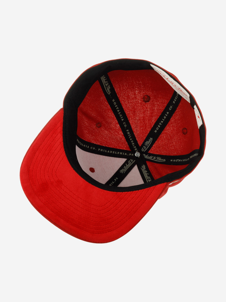 Бейсболка с прямым козырьком MITCHELL NESS HHSF4799-CBUYYPPPRED1 Chicago Bulls NBA (красный)