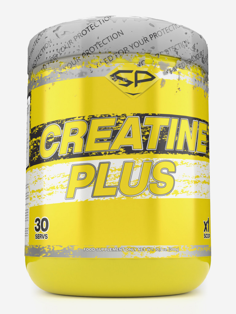 Креатин моногидрат Steelpower Creatine Plus, 300 г, Яблоко