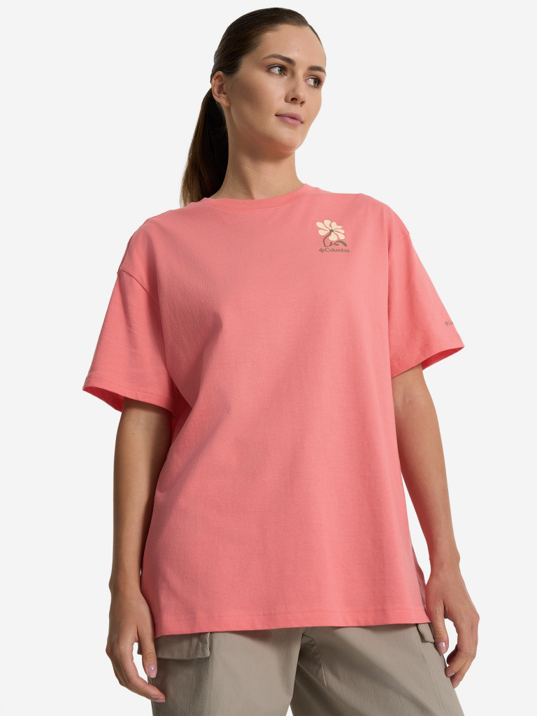 Футболка женская оверсайз Columbia Rolling Bend Graphic Oversized Tee