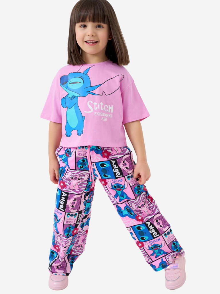 Комплект для девочек: футболка, брюки PlayToday