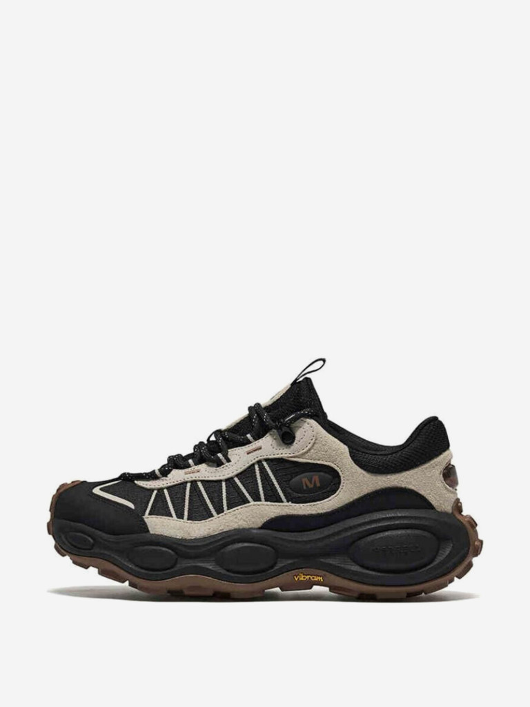 Кроссовки Merrell HYDRO NEXT Cushioning, Slip Resistant, Abrasion Resistant Grip Low Top Hiking Shoes Unisex Black Khaki