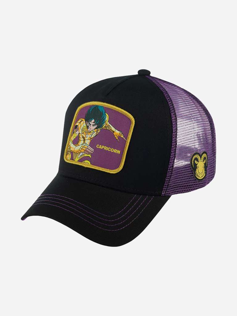 Бейсболка с сеточкой CAPSLAB CL/SAI/1/CAP Saint Seiya Capricorn (черный)