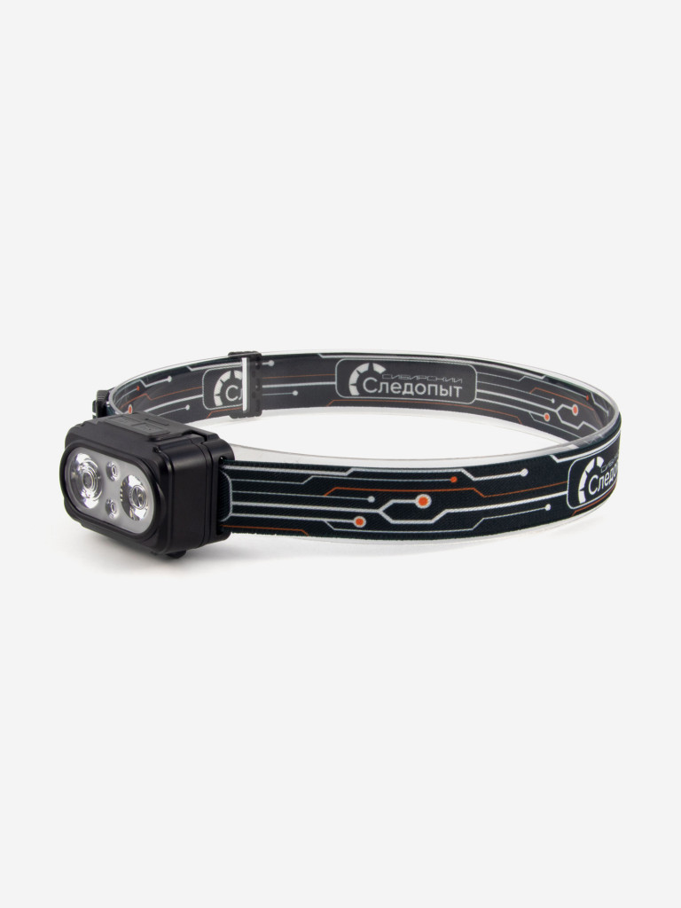 Фонарь налобный Сибирский Следопыт - Pulsar, 2 Led+2 Led smd, аккумулятор 220В.