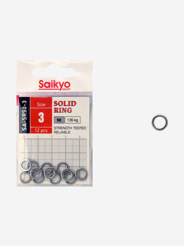 Кольцо неразъемное Saikyo SA-SR90-3 (1 упк. по 12 шт.)