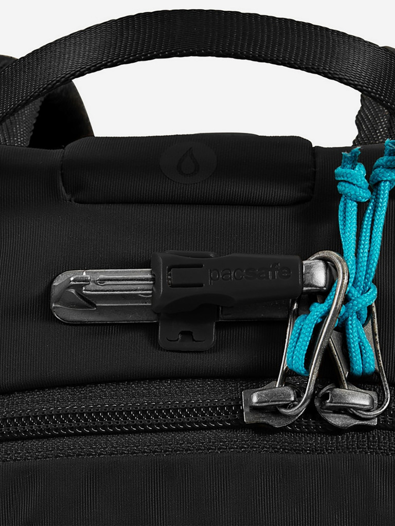 Рюкзак антивор Pacsafe ECO 18, черный ECONYL, 18 л.