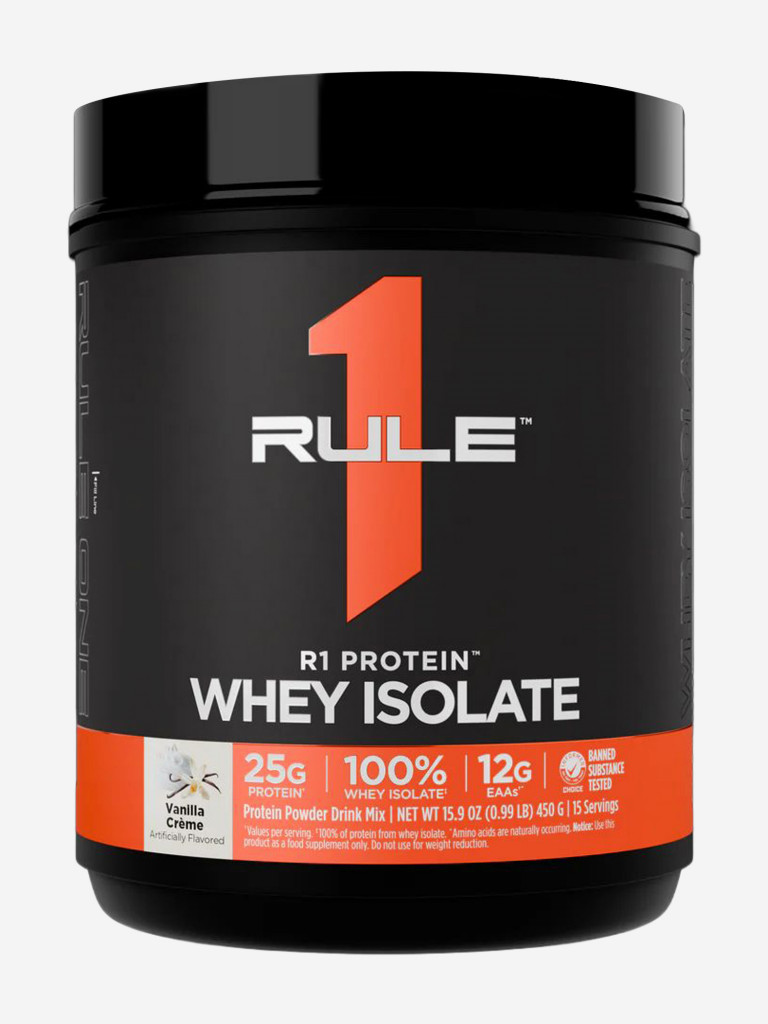 Протеин Rule 1 Protein Whey Isolate, 450 г, Ванильный крем