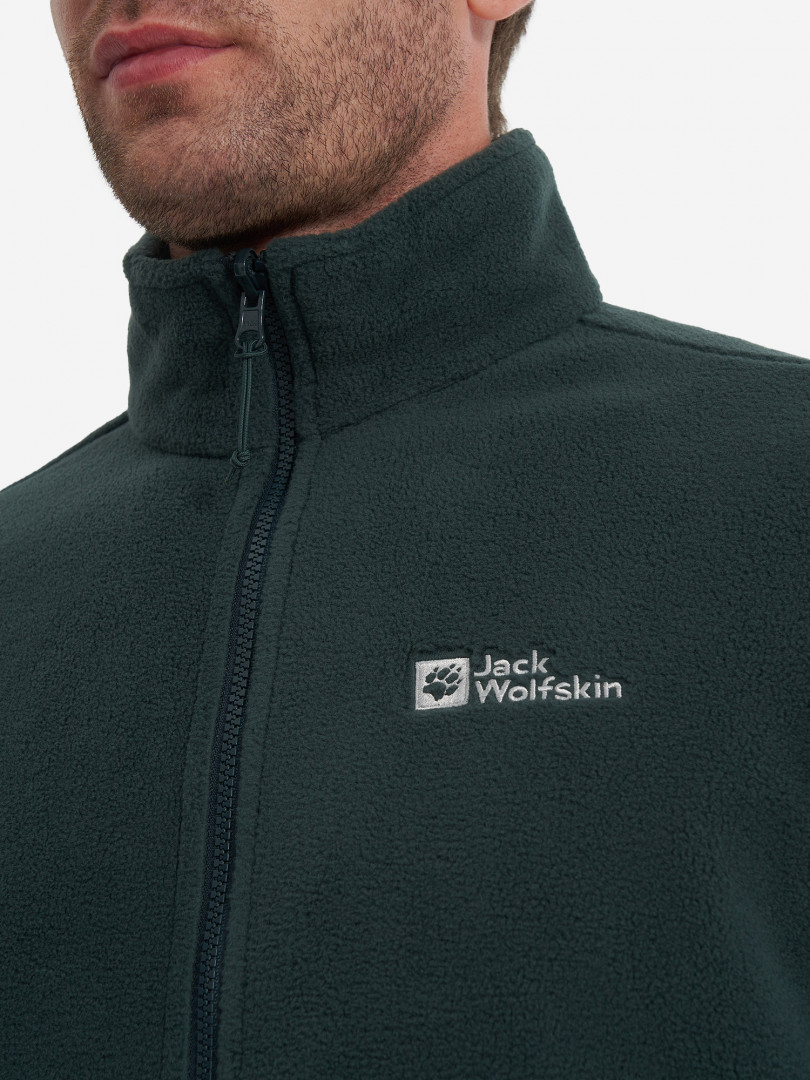 Джемпер флисовый мужской Jack Wolfskin Winterstein 31573570299 Зеленый, размер 54, 56,50, 52,48,58, фото 6