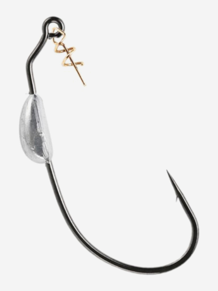 Крючок подгруженный офсетный Decoy Worm 130 Makisasu Weighted #1/0 (в упаковке 4 штуки)