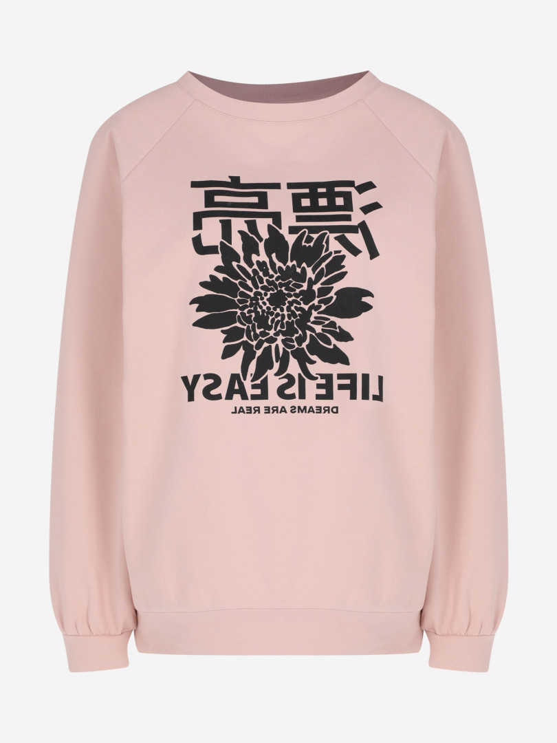 Свитшот для девочек оверсайз Demix Бежевый 1699₽