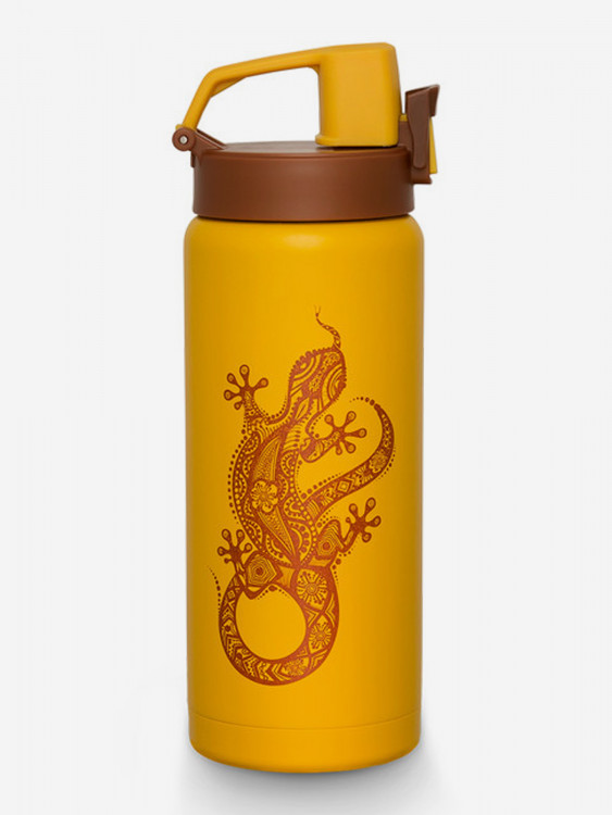 Термос-сититерм вакуумный, объем 500 мл, крышка с ручкой-карабином, поилкой и фиксатором для дополнительной защиты от проливания.