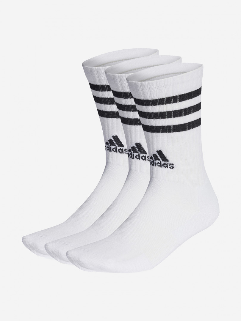 Носки adidas, 3 пары 28580660299 Белый, размер 40, 42,46, 48,43, 45,37, 39