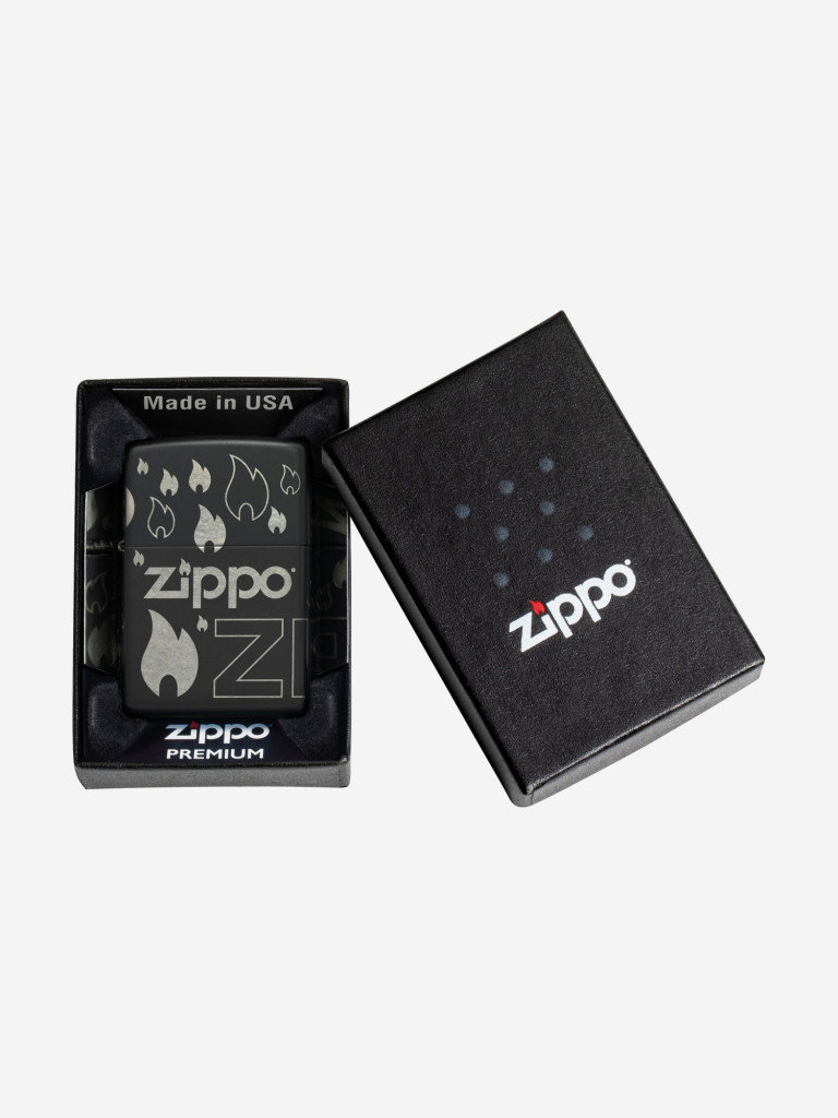 Зажигалка бензиновая ZIPPO 48908 Logo Design