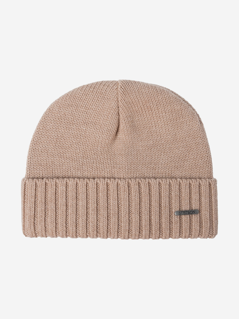 Шапка с отворотом STETSON 8589303 BEANIE MERINO