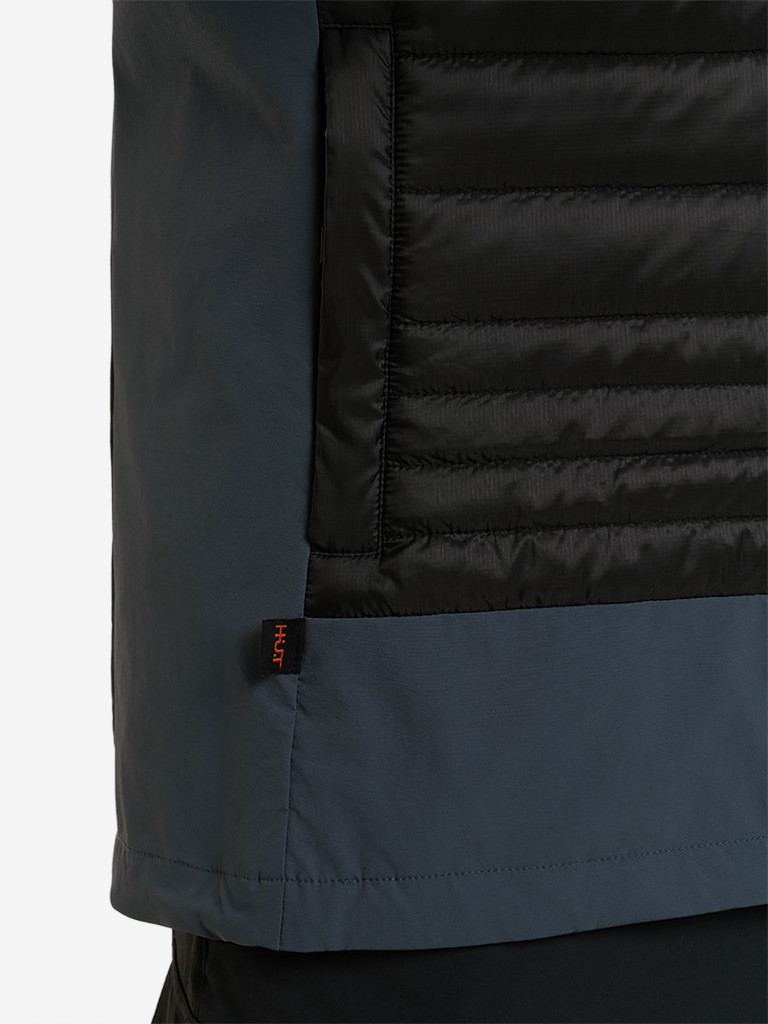 Жилет HUT SPIKE мужской для охоты, тёмно-серый / чёрный