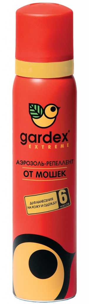 Аэрозоль-репеллент от мошек Gardex Extreme, 100 мл
