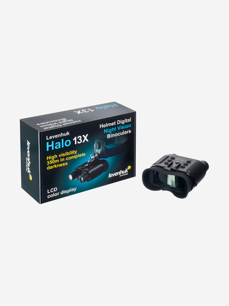 Бинокль цифровой ночного видения Levenhuk Halo 13X Helmet, с креплением на голову