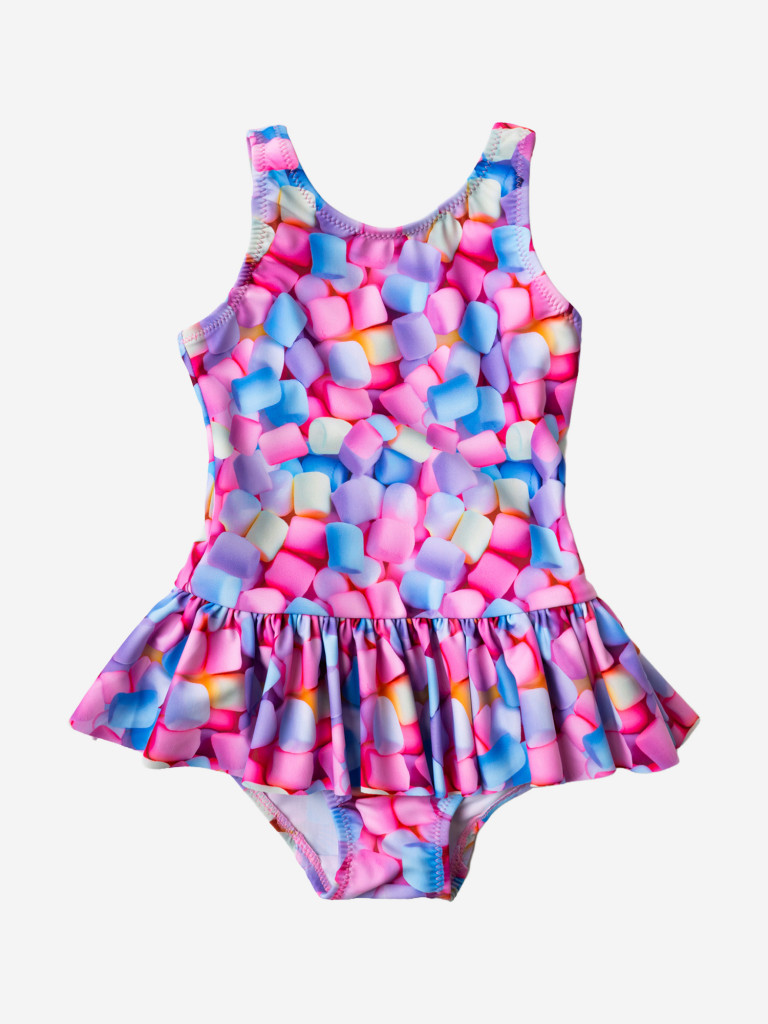 Купальник слитный для девочек PlayToday