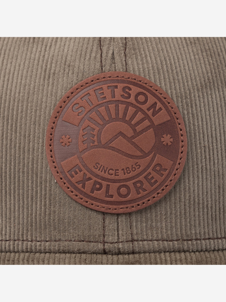 Бейсболка с сеточкой STETSON 7721179 BASEBALL CAP LEATHER PATCH