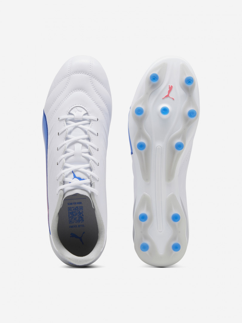 фото Бутсы мужские puma king pro fg/ag, белый