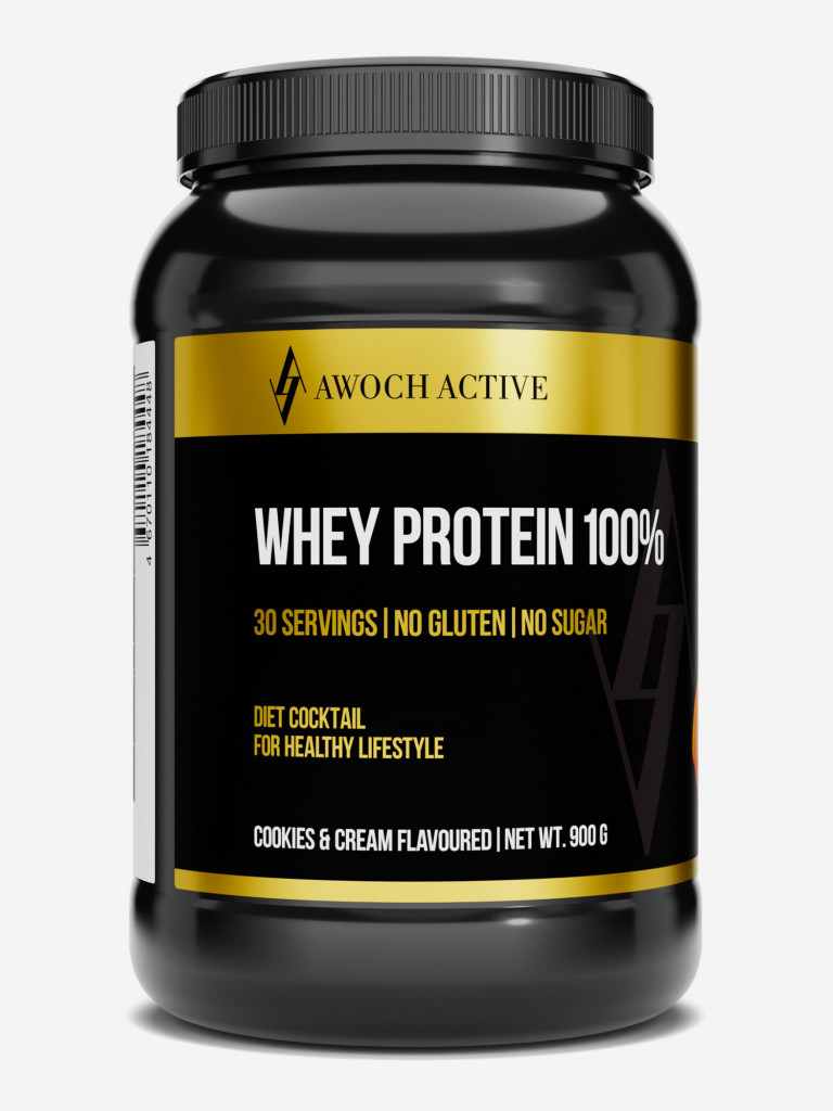 WHEY PROTEIN 100% Печенье крем 900 г TM AWOCHACTIVE