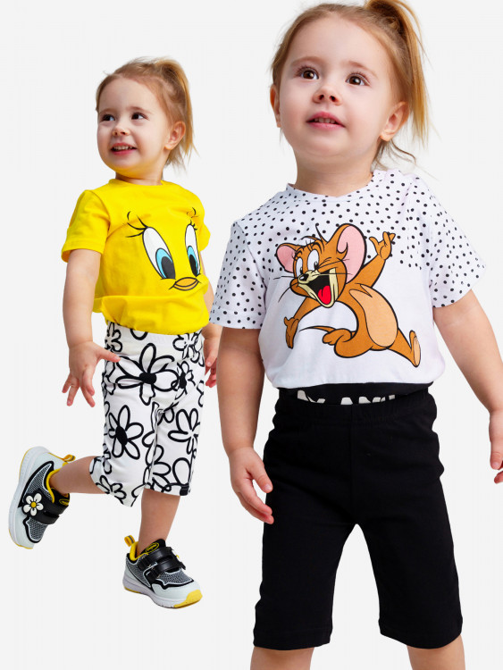 Легинсы укороченные, 2 пары в комплекте PlayToday