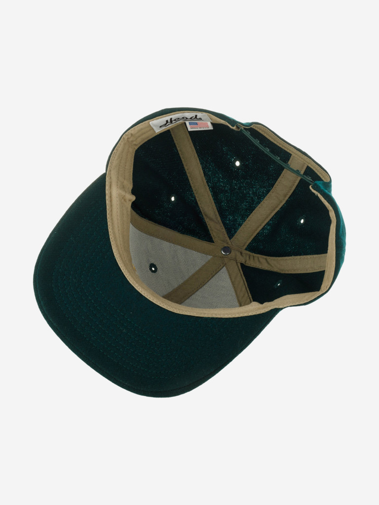 Бейсболка с прямым козырьком HOOD 100-MWL005-WI004-FR Green Bay (зеленый)