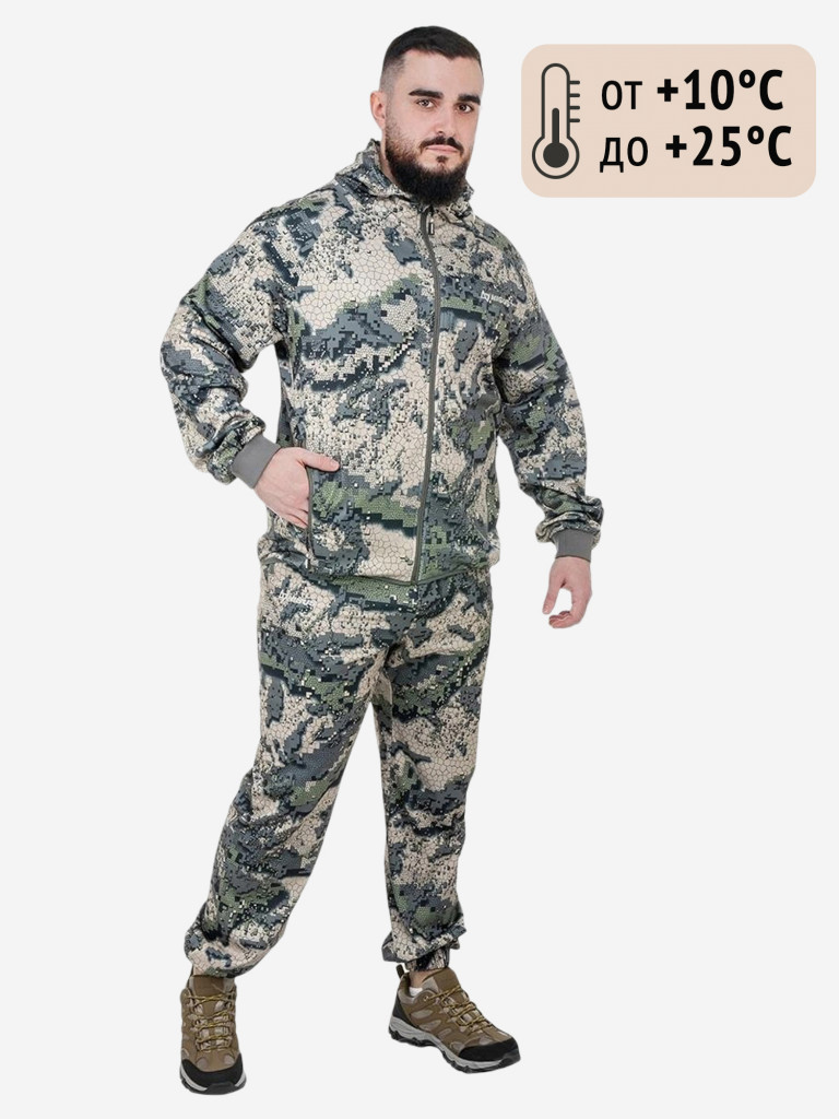 Костюм демисезонный Nisus Ranger (куртка+брюки) для рыбалки и охоты