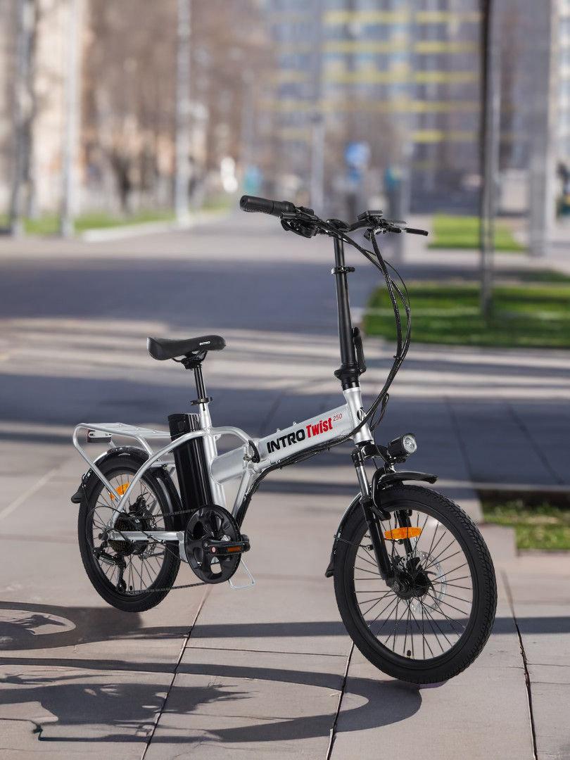 Электровелосипед Eltreco INTRO Twist 250 20 Серебряный 79999₽