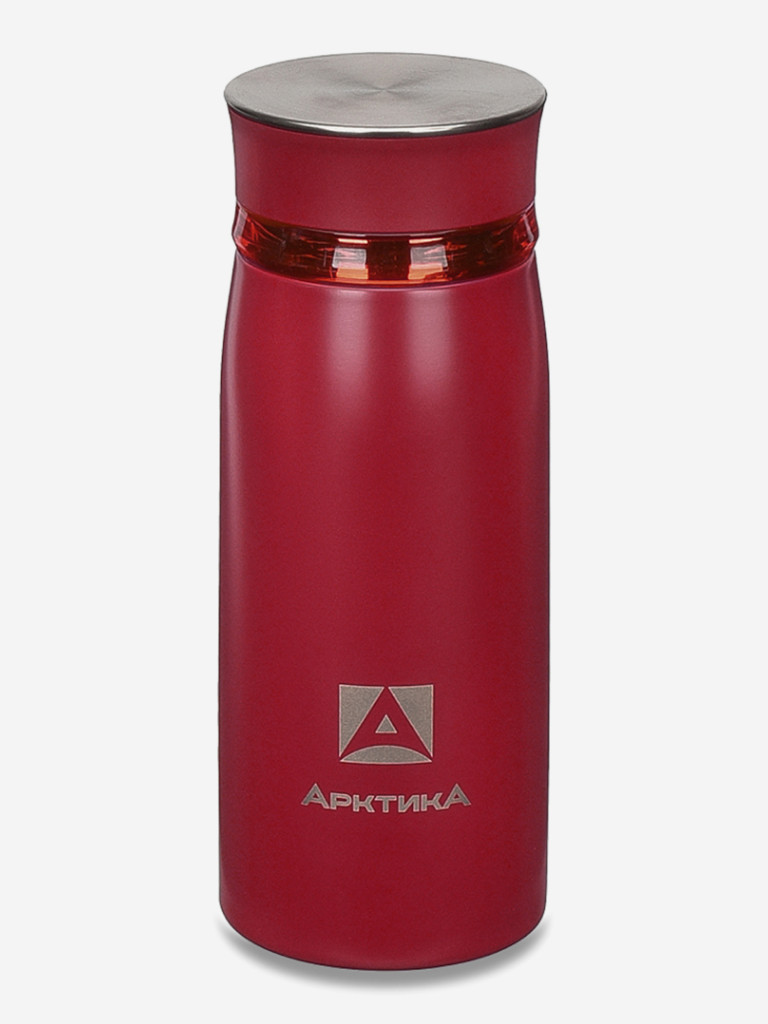 Термокружка Арктика 715 с ситечком 320 мл, красная