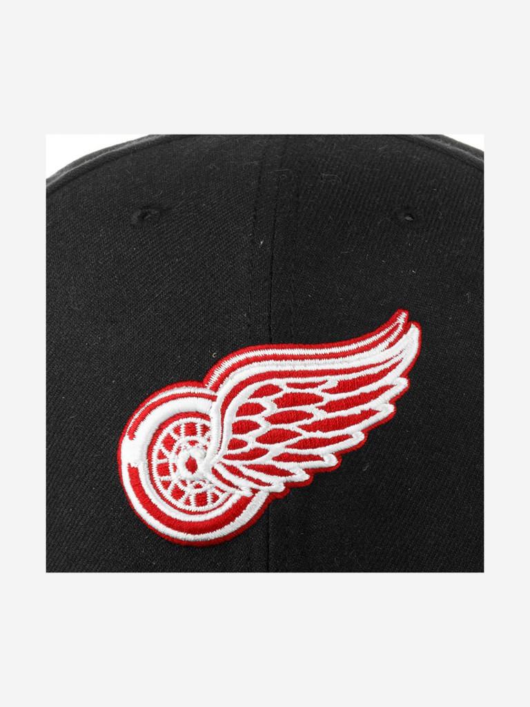 Бейсболка 47 BRAND H-CLZOE05WBP Detroit Red Wings NHL (черный)