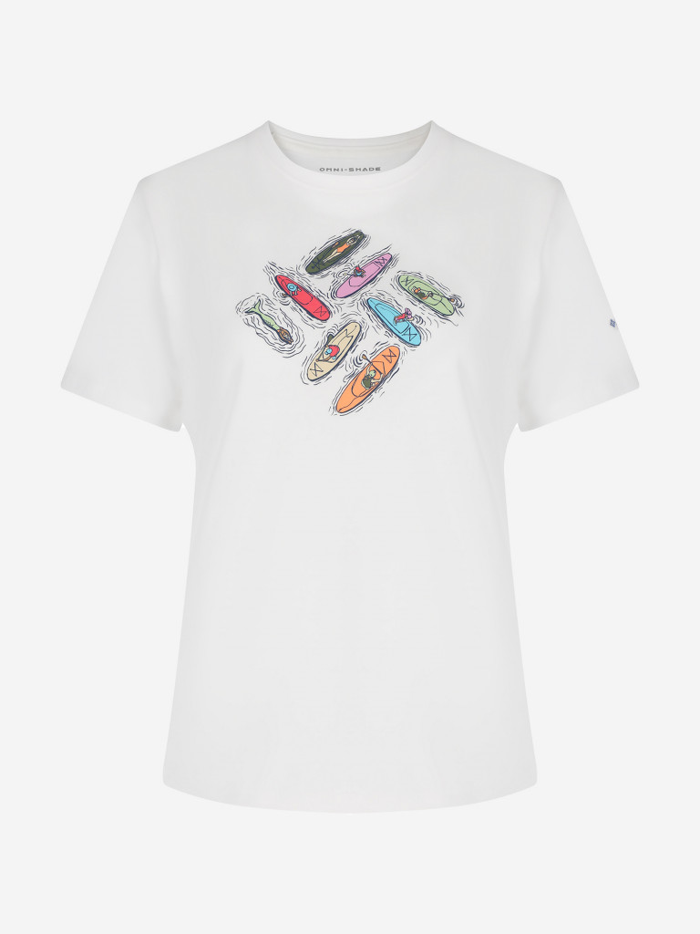 Футболка женская Columbia Sun Trek Ss Graphic Tee