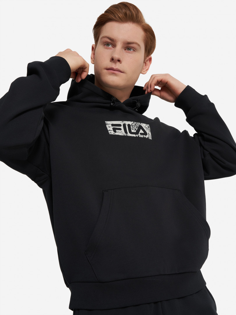 Худи мужское оверсайз FILA Черный 5849₽