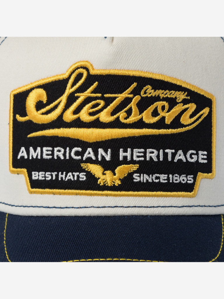 Бейсболка с сеточкой STETSON 7751103K TRUCKER CAP AMERICAN HERITAGE (синий)