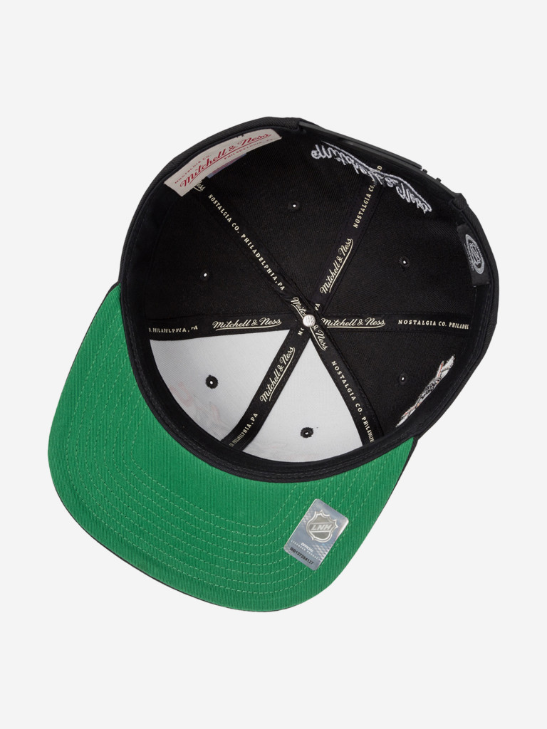 Бейсболка с прямым козырьком MITCHELL NESS HS9642-ADUBLCK Anaheim Ducks NHL (черный)