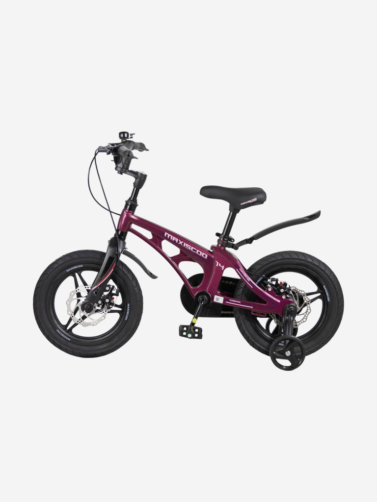 Велосипед детский Maxiscoo COSMIC Deluxe Plus 14'' розовый глянцевый, 2026