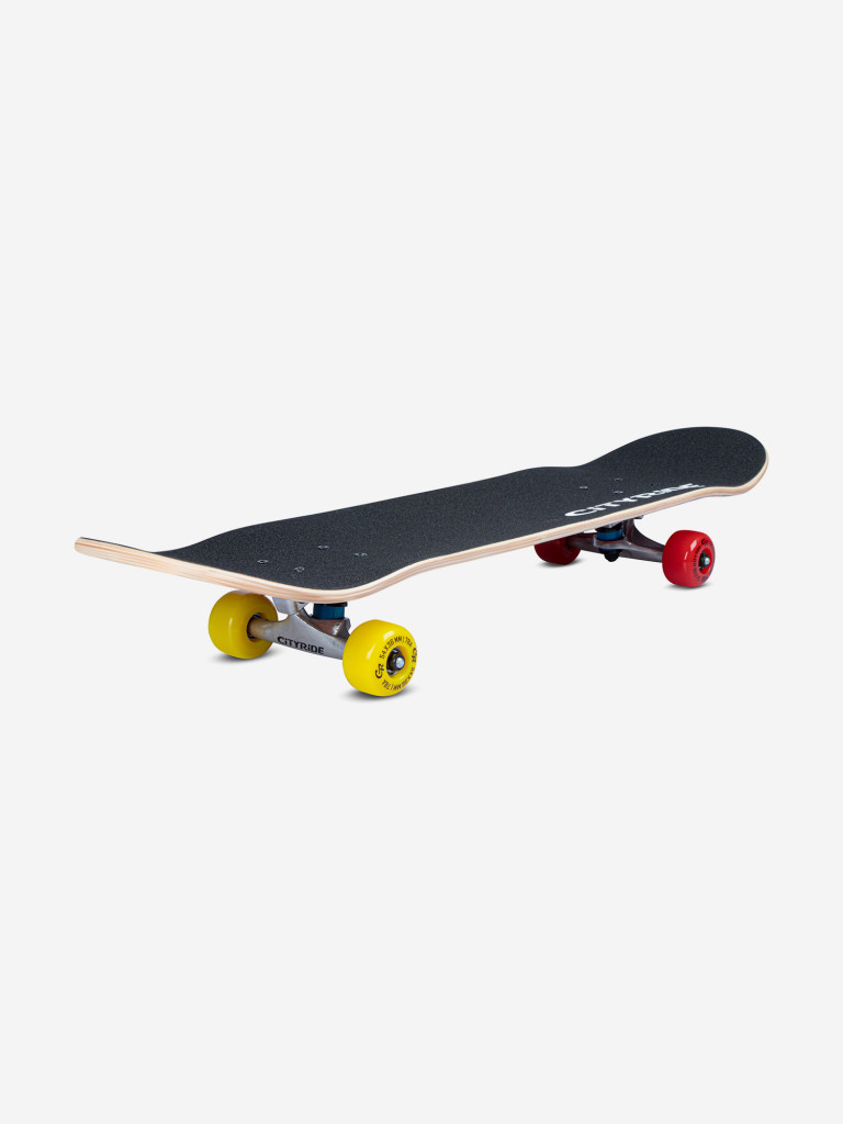 Скейтборд CITYRIDE, дека клен 9 слоев, размер 31"*8", колеса: 54*36мм, PU, ABEC-7, JB4200192