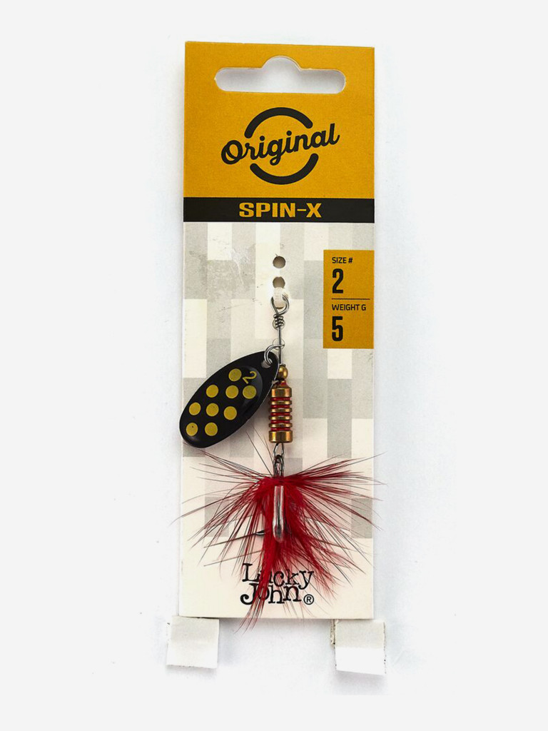 Блесна вращающаяся Lucky John SPIN X ROUND 02, вертушка LJSR02-BF, вес 5 г