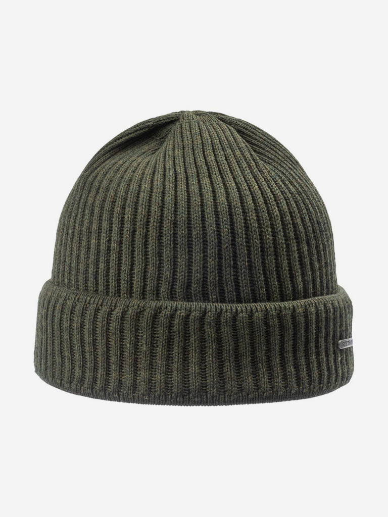 Шапка с отворотом STETSON 8529301 PARKMAN (оливковый)