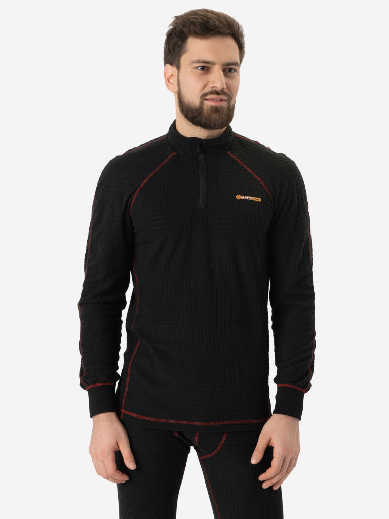 Термобелье HUNTSMAN Thermoline ZIP мужское на молнии флисовое второго слоя для охоты и рыбалки