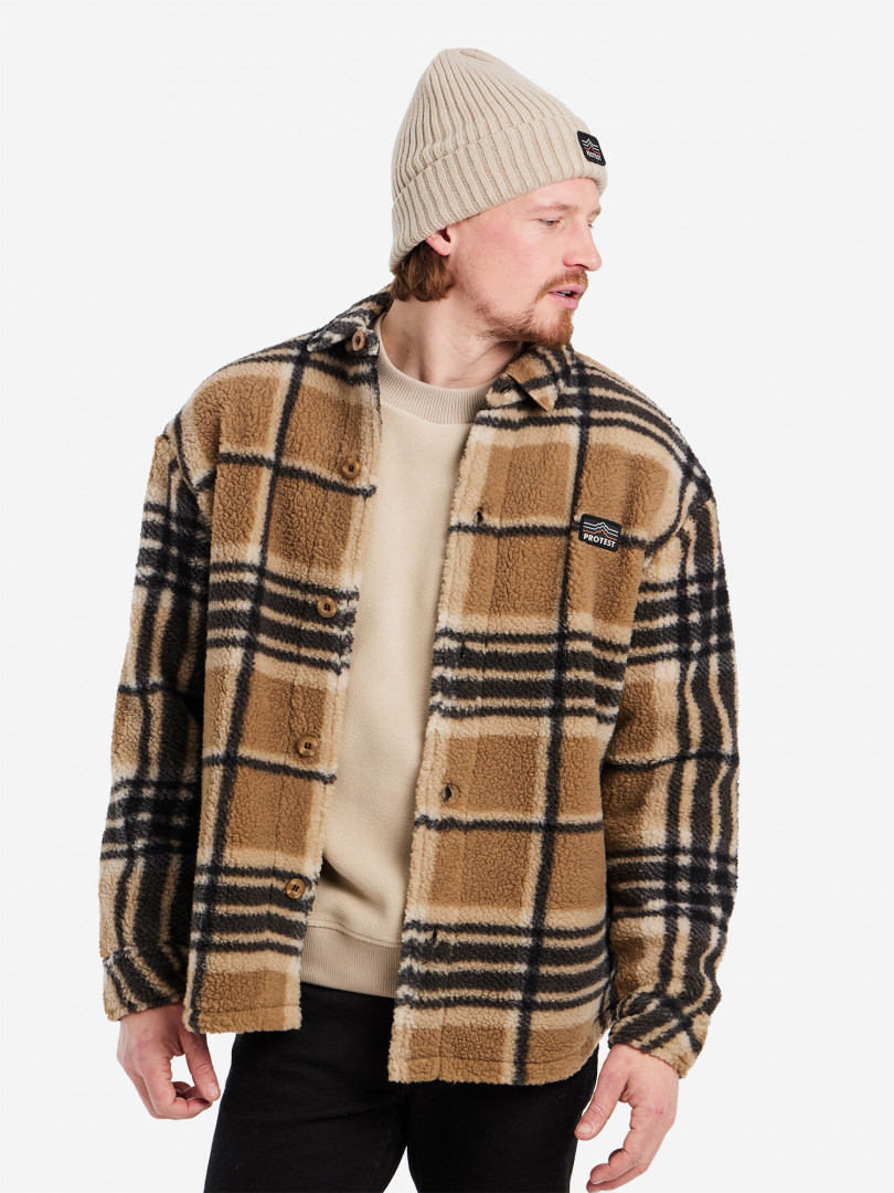 фото Куртка утепленная мужская protest, коричневый